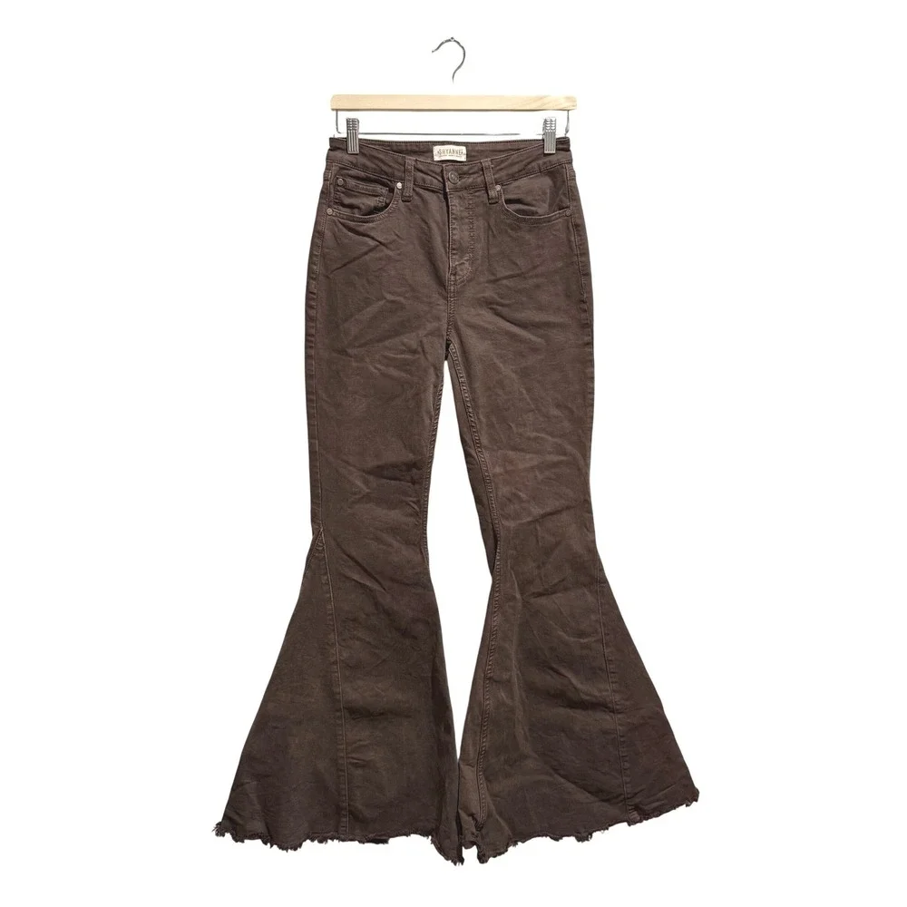 Shyanne Brown High Waisted Bell Bottom Flare Jeans Size 29